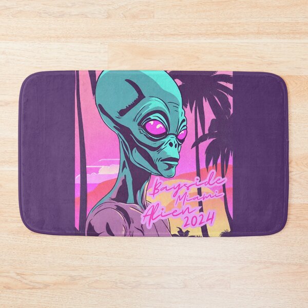 Item preview, Miami Bayside Alien 2024 designed and sold by GleamingGiant.