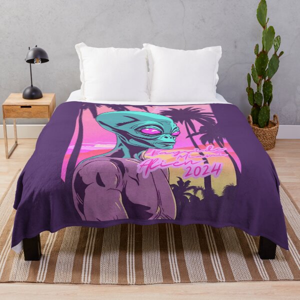 Item preview, Miami Bayside Alien 2024 designed and sold by GleamingGiant.