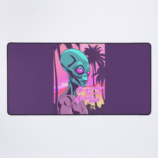 Item preview, Miami Bayside Alien 2024 designed and sold by GleamingGiant.