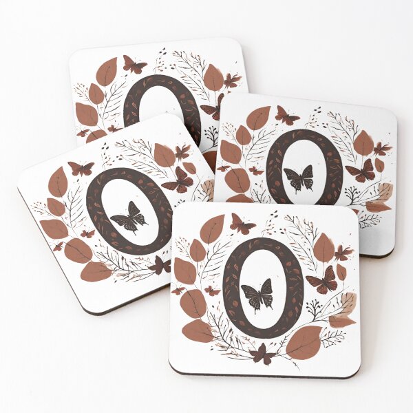 Item preview, Letter O with butterflies designed and sold by Shinery2023.
