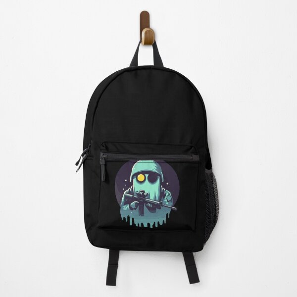 Item preview, Retro funny ghost soldier designed and sold by TomFrontierArt.