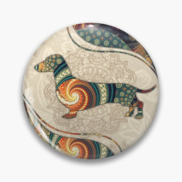 Item preview, Pretty Dachshund Mandala Pattern - Galaxy Effects designed and sold by Clitus.