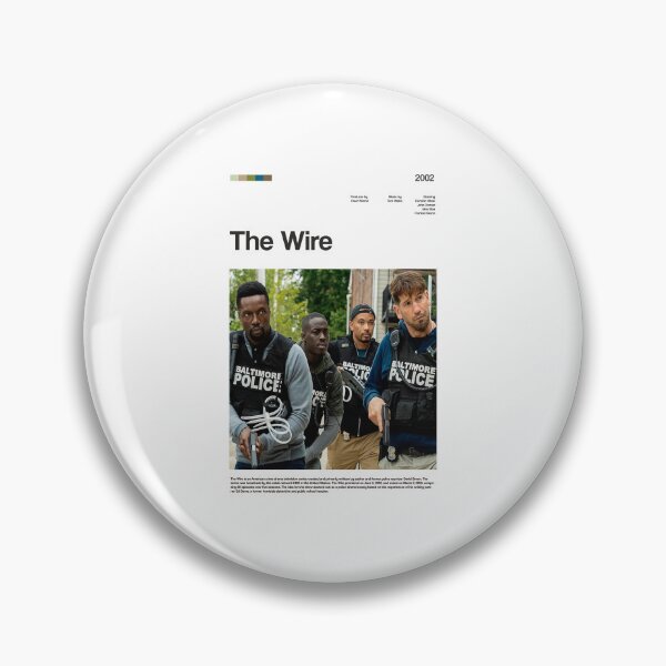 Item preview, THE WIRE series poster designed and sold by paulrommer.