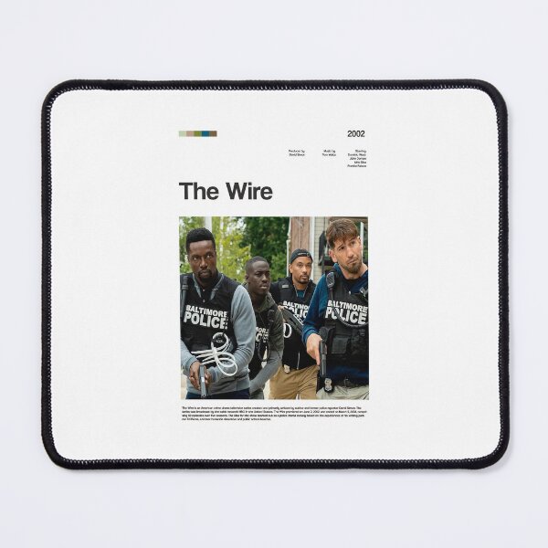 Item preview, THE WIRE series poster designed and sold by paulrommer.
