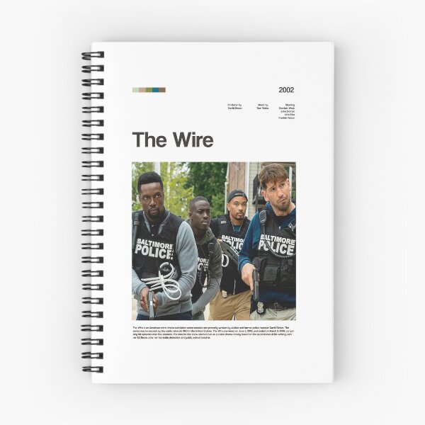 Item preview, THE WIRE series poster designed and sold by paulrommer.