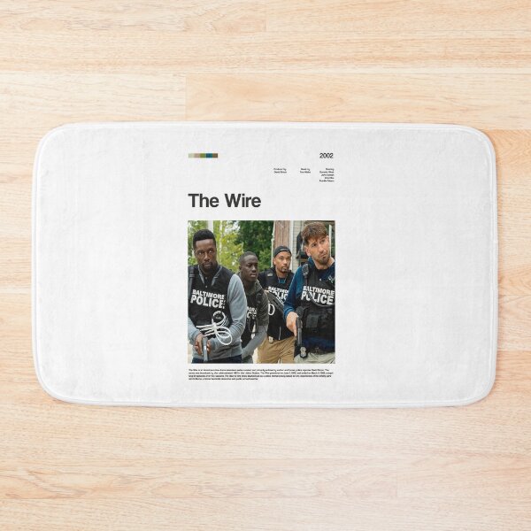 Item preview, THE WIRE series poster designed and sold by paulrommer.