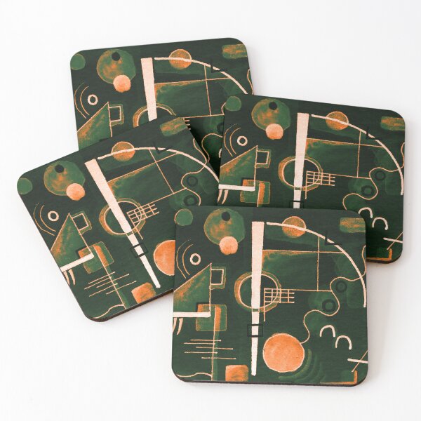 Item preview, Kandinsky Inspired Painting designed and sold by Katie Atkin.