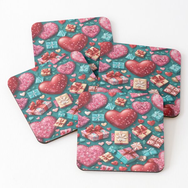 Item preview, Balloons Heart And Gifts Pattern designed and sold by Itsheartshop.
