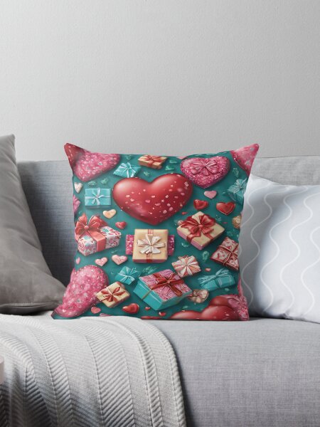 Item preview, Balloons Heart And Gifts Pattern designed and sold by Itsheartshop.