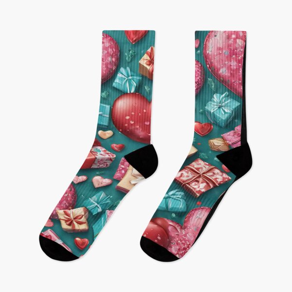 Artikelvorschau, Luftballons, Herz, Und, Geschenke, Pattern entworfen und verkauft von Itsheartshop.
