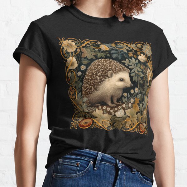 Item preview, Hedgehog or Hedgie in a Victorian Garden designed and sold by AntiqueImages.