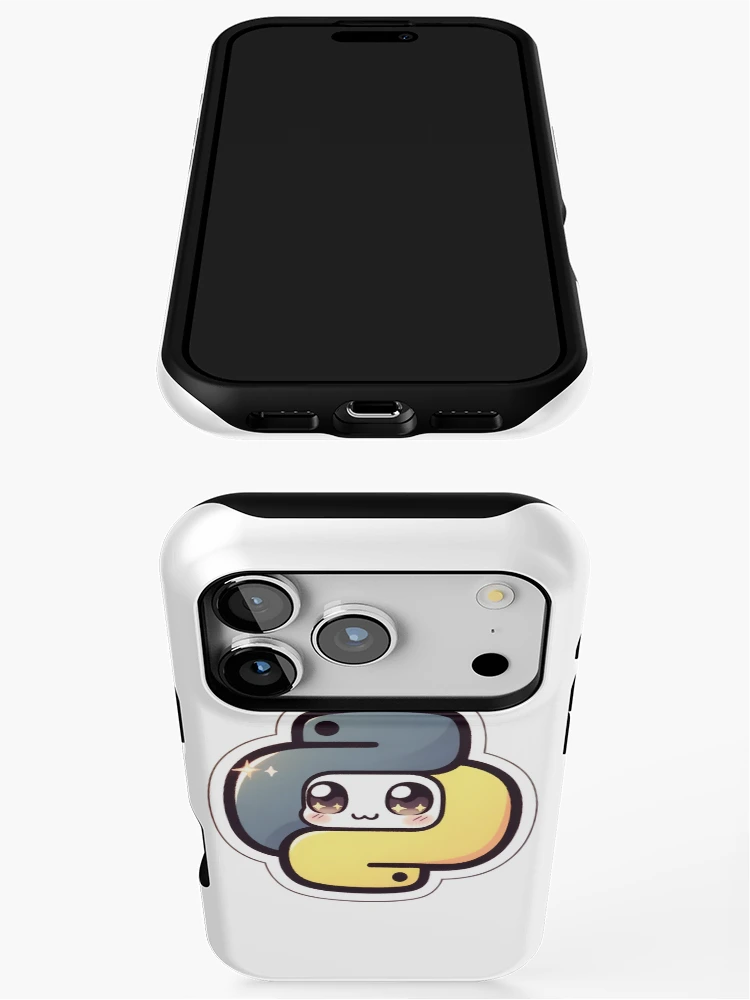 Thumbnail 3 of 4, iPhone Case, Cute Python Logo Design designed and sold by Geekbits-Store.