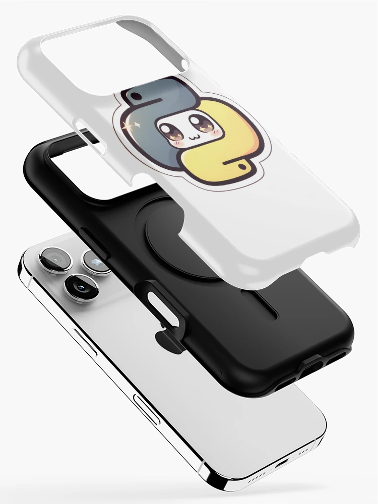 Thumbnail 2 of 4, iPhone Case, Cute Python Logo Design designed and sold by Geekbits-Store.