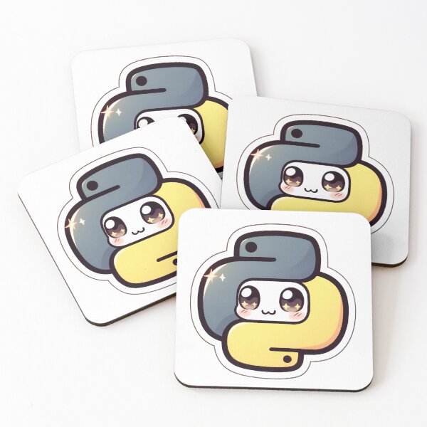 Item preview, Cute Python Logo Design designed and sold by Geekbits-Store.