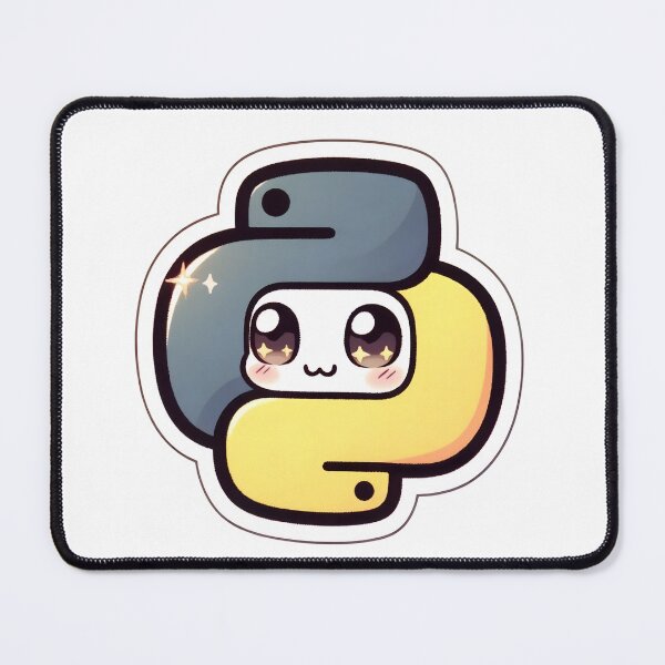 Item preview, Cute Python Logo Design designed and sold by Geekbits-Store.