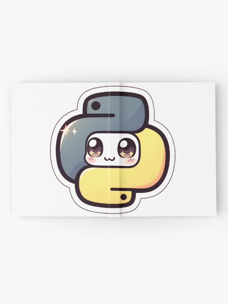 Thumbnail 2 of 3, Journal, Cute Python Logo Design designed and sold by Geekbits-Store.