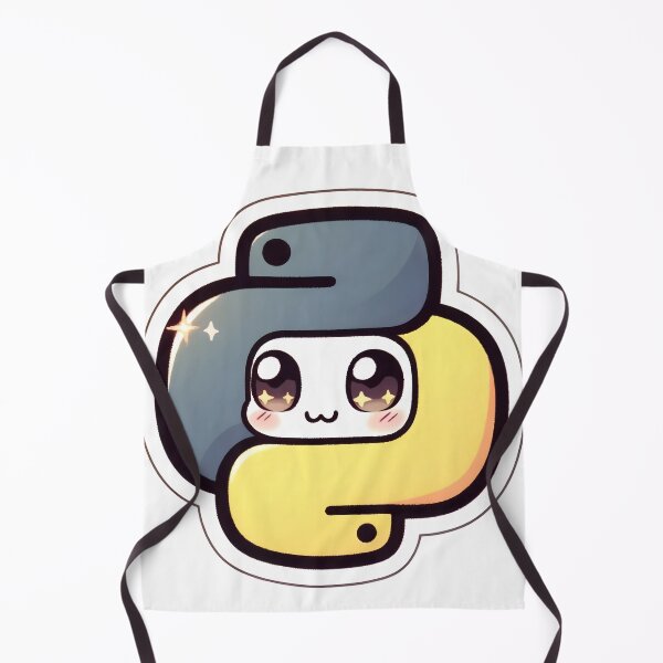 Item preview, Cute Python Logo Design designed and sold by Geekbits-Store.