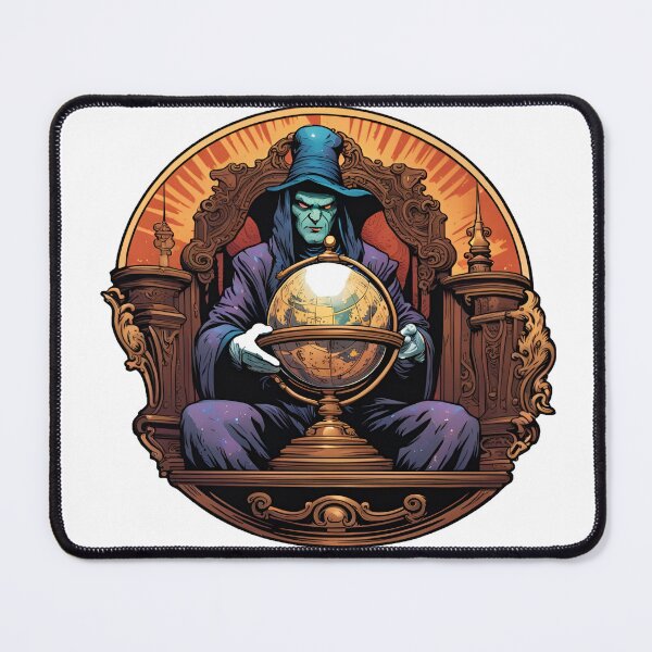Item preview, Menacing Wizard Holding a Globe designed and sold by UtterLegends.