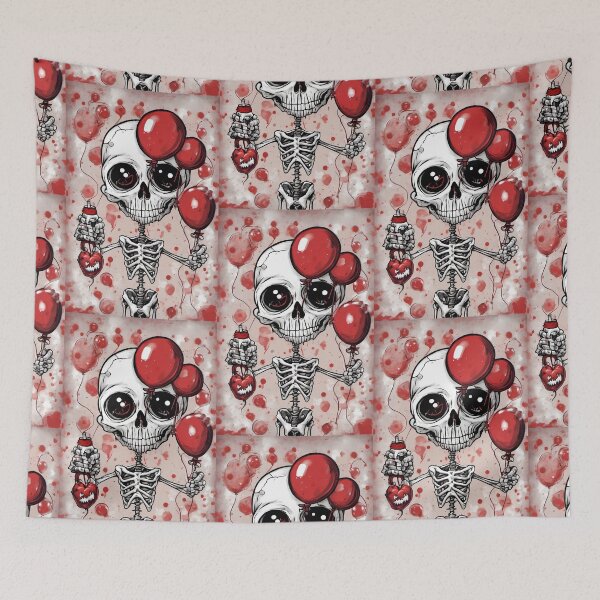 Item preview, Spooky Skelton Valentine designed and sold by Itsheartshop.