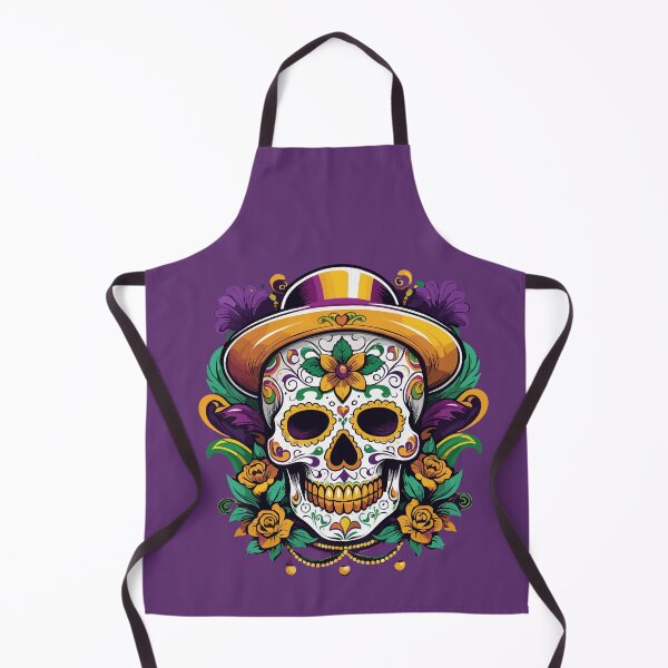 Item preview, Mardi Gras Sugar Skull designed and sold by MindFrank.
