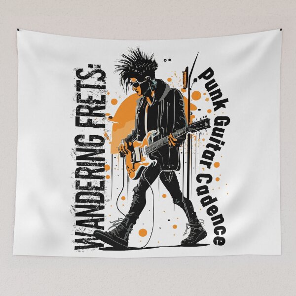 Item preview, Wandering Frets: Punk Guitar Cadence designed and sold by Concept-Hub.