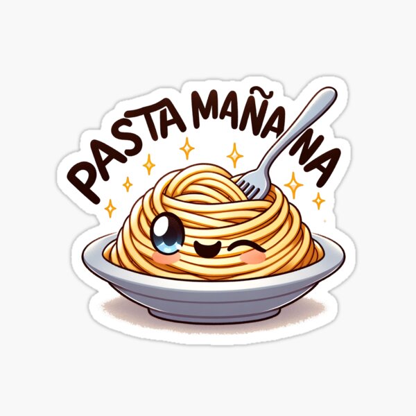 Item preview, Pasta Mañana designed and sold by XYDesignsStyle.