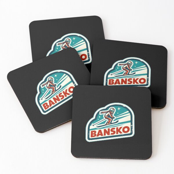Item preview, Bansko Ski Resort Art Funny Gifts designed and sold by BadhbhLoot.