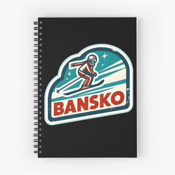 Item preview, Bansko Ski Resort Art Funny Gifts designed and sold by BadhbhArt.