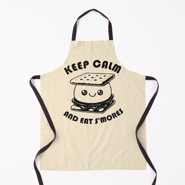 Item preview, Keep Calm And Eat Smores Graham Cracker Kawaii Camper Gift Idea designed and sold by fooderiffic.