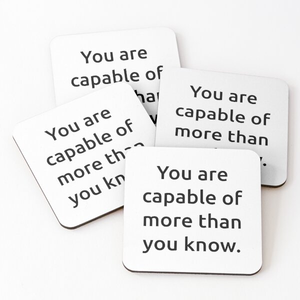 Item preview, You are capable of more than you know. designed and sold by IMCDT.