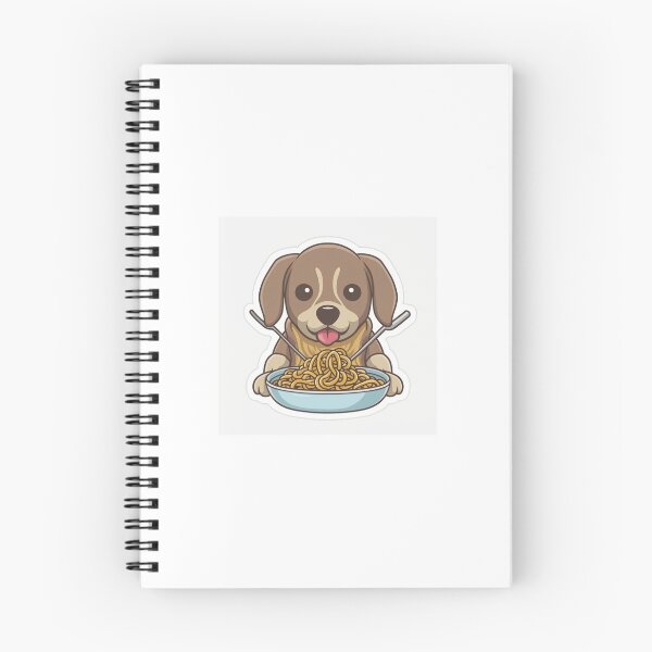 Item preview, Dog eating spaguettis designed and sold by LumeaArt.