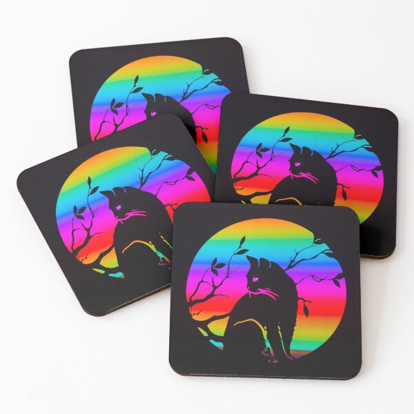 Item preview, Cat in "rainbow light" - light painting designed and sold by majestix37.