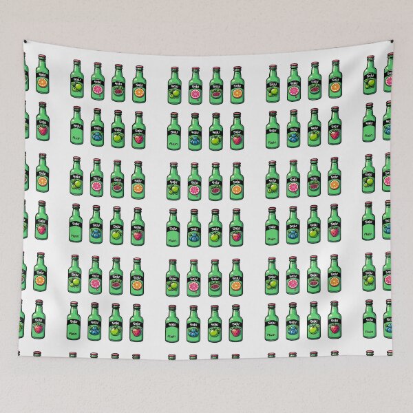 Item preview, Korean Food - Soju bottle - Set Sticker  designed and sold by olympe-store.
