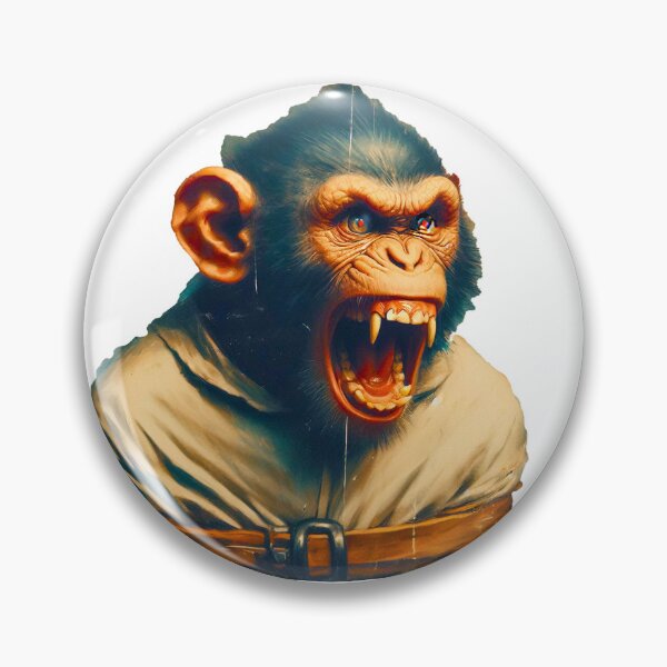 Item preview, An aggressive monkey designed and sold by The-Wild-Side.