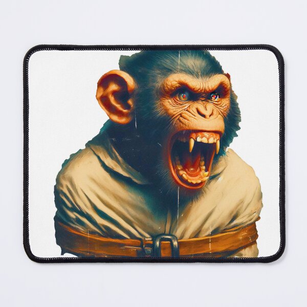 Item preview, An aggressive monkey designed and sold by The-Wild-Side.