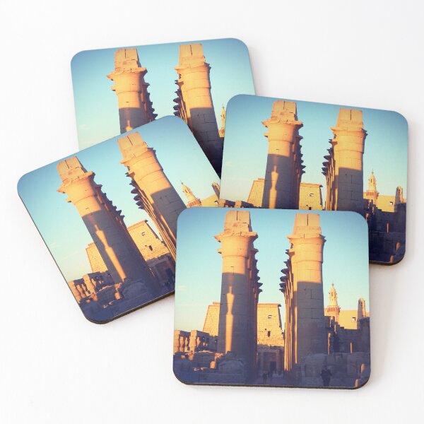 Item preview, Luxor Temple, rear view, sunset, ancient Egypt photography designed and sold by art-of-egypt.