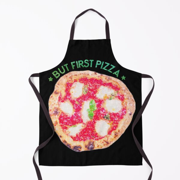 Artikelvorschau, Aber zuerst Pizza Nr. 2 (Glittery Edition) entworfen und verkauft von asanaworld.