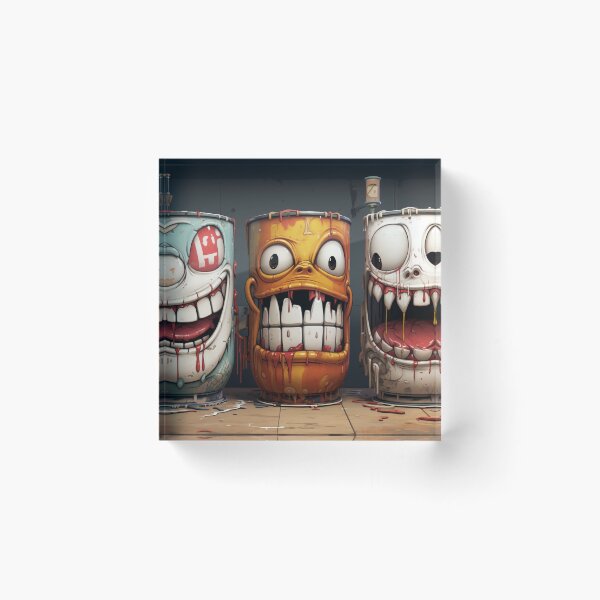 Item preview, Retro cartoon style cans  designed and sold by mvojnovic1992.