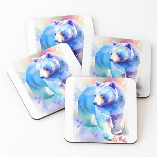 Item preview, Brookside Reverie: Bear's Watercolor Symphony designed and sold by Pixelura.