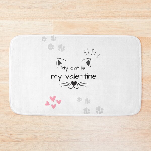 Item preview, My cat is my valentine designed and sold by Creativedsigna.