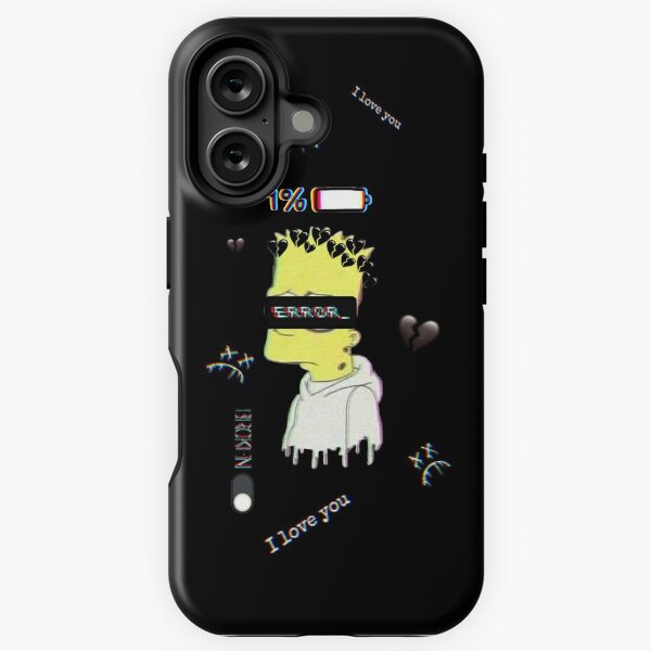 【SKINNYDIP】The Simpsons Bart Sticker Shock iPhone Case The Simpsons Bart And Maggie Cupid Shock iPhone Case
