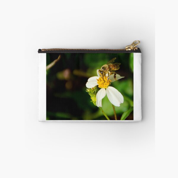 Item preview, Bee And Spanish Needle Flower designed and sold by MercerImages.