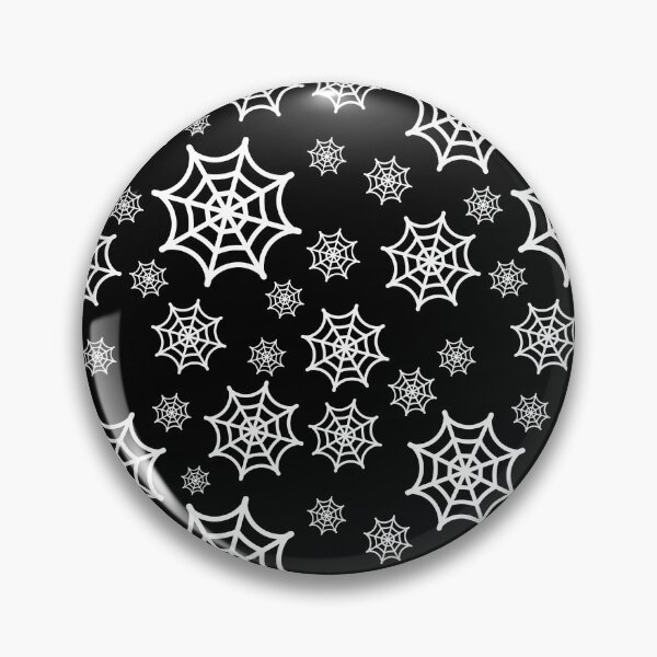 Item preview, Black and white spider webs designed and sold by dottiedigitals.