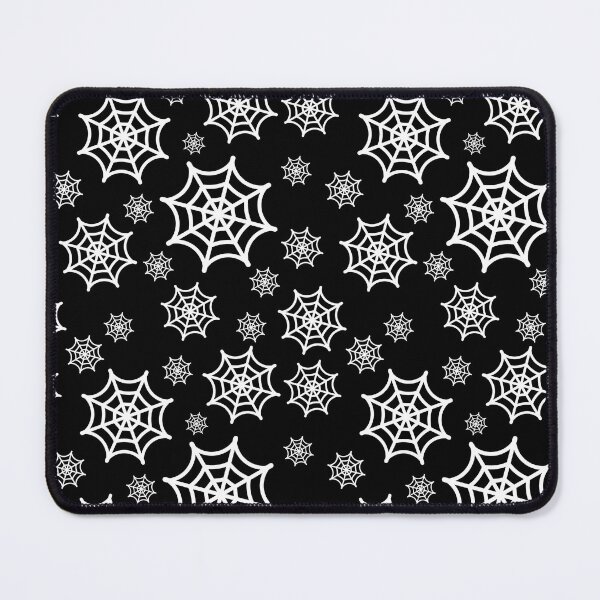 Item preview, Black and white spider webs designed and sold by dottiedigitals.