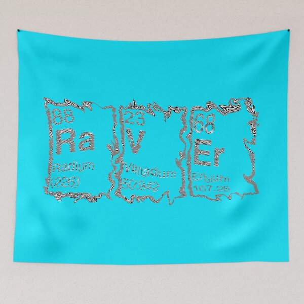 Item preview, Trippy Raver, Periodic table of elements  designed and sold by molecularstitch.