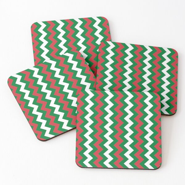 Item preview, Green Red White Italy Tricolor Zigzag Line Tuscan Stripe Italian Language Proud Renaissance Art Flag Pattern designed and sold by PenguinForests.
