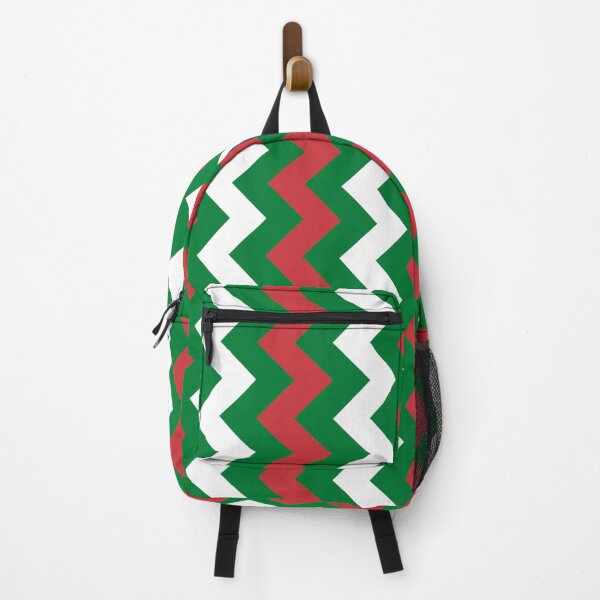 Item preview, Green Red White Italy Tricolor Zigzag Line Tuscan Stripe Italian Language Proud Renaissance Art Flag Pattern designed and sold by PenguinForests.