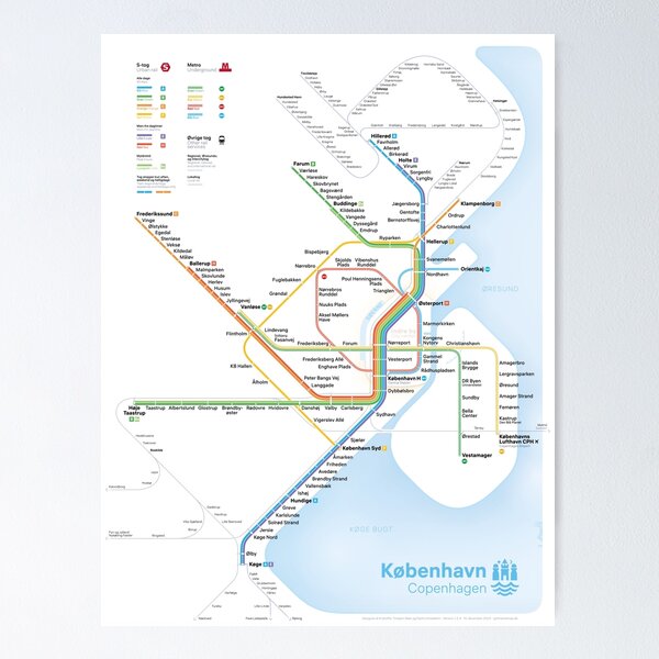 Metro Map Posters for Sale