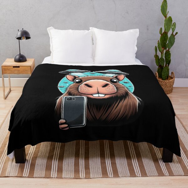 Item preview, Funny Capybara Selfie With Alien Ufos Capybara Lover Gift Funny Capybara  designed and sold by SlocifieShop.