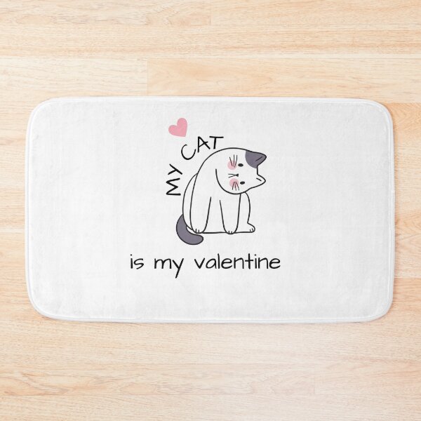 Item preview, My cat is my valentine designed and sold by Creativedsigna.